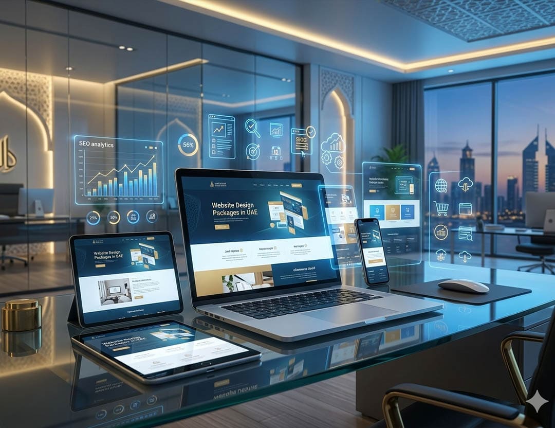 باقات تصميم مواقع في الإمارات – الدليل الشامل لاختيار الموقع المثالي لنشاطك التجاري