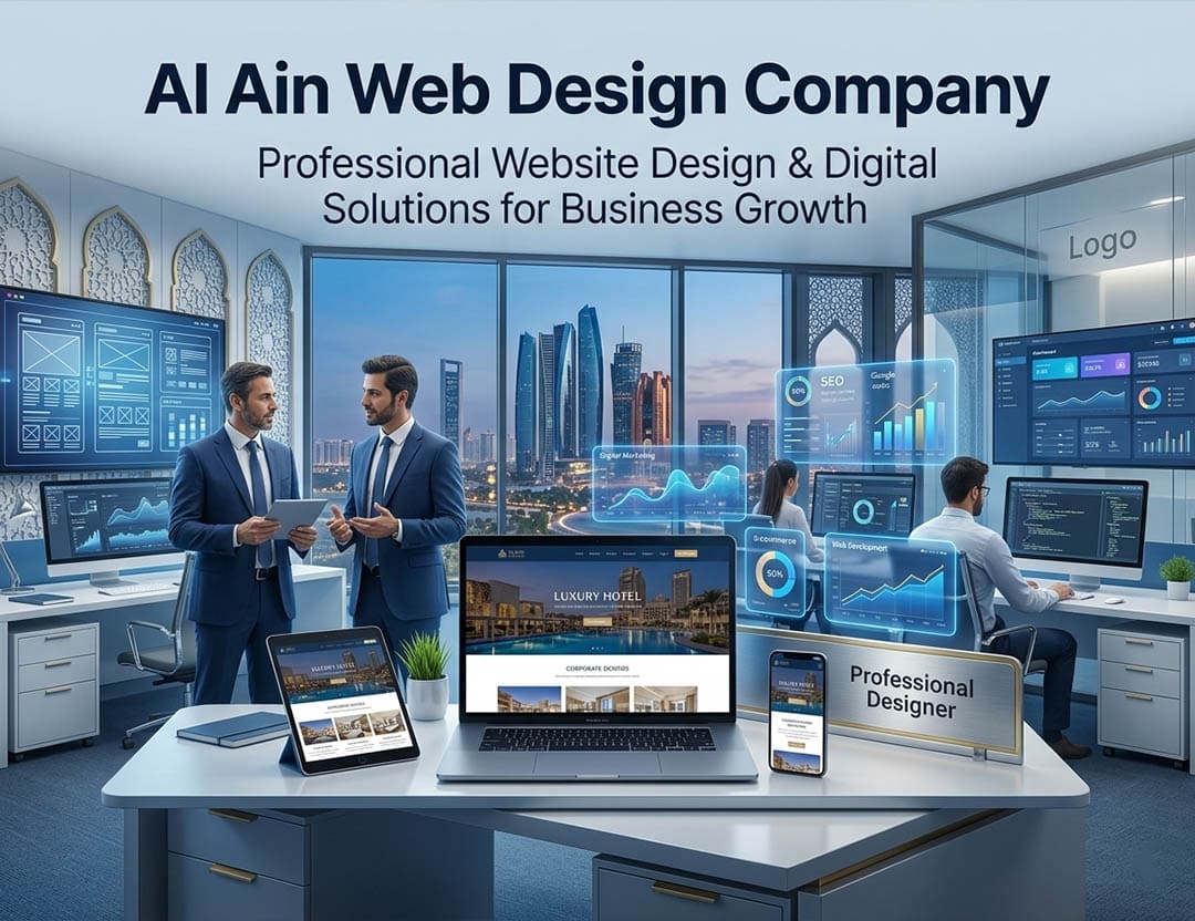 شركة تصميم مواقع العين | تصميم مواقع احترافية للشركات في الإمارات