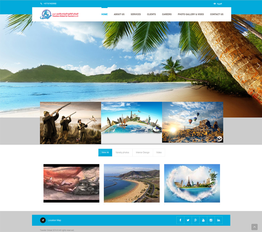  Tourism and Travel Company Website